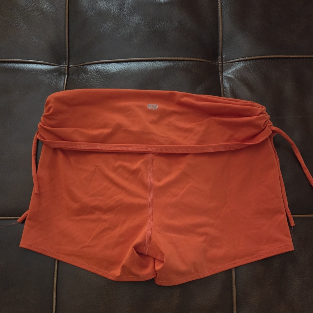 New Balance/Pure+Good Black and Orange Athletic Shorts Size Medium* - Picture 10 of 13